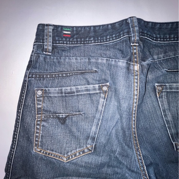 Diesel Darron Dark Wash Jeans Straight Leg 100% Cotton Size 32 - Picture 9 of 14